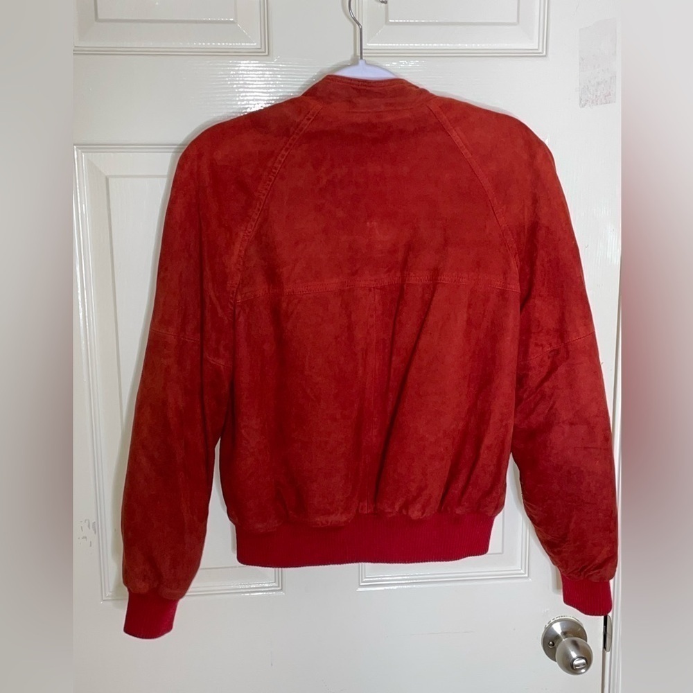 VINTAGE ABERCROMBIE & FITCH SUEDE LEATHER LINED SOUTHWEST WOOL JACKET MEDIUM‌‌‌‌ - Picture 6 of 11